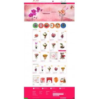 Opencart Journal Çiçekçi Tam Paket Opencart Journal Çiçekçi Tam Paket