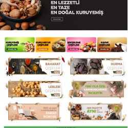 Opencart Journal Gıda - Kuruyemiş Tam Paket Opencart Journal Gıda - Kuruyemiş Tam Paket