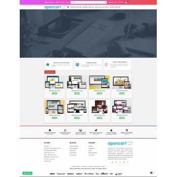 Opencart Bilgisayar & Yazılım Teması Opencart Bilgisayar & Yazılım Teması